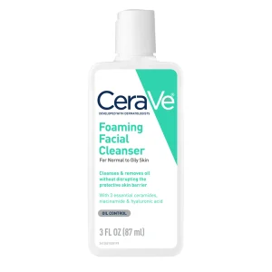 Cerave Foaming Facial Cleanser For normal To Oily Skin