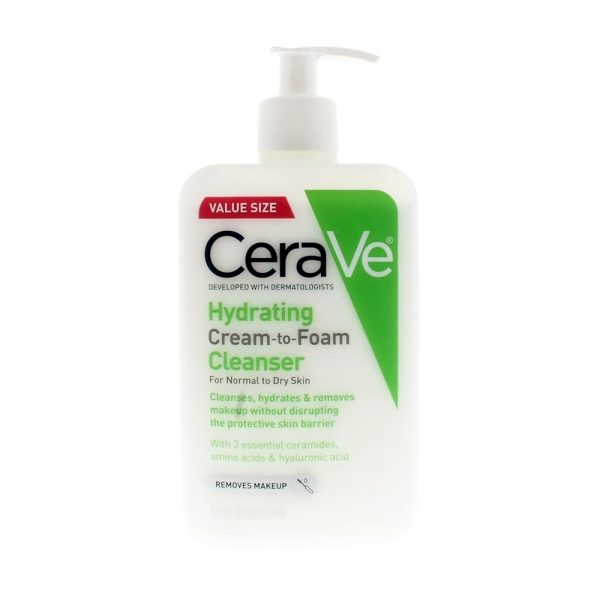 Cerave Hydrating Cream-to-Foam Cleanser