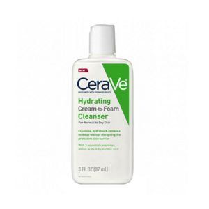 CeraVe Hydrating Cream to Foam Cleanser For Normal to Dry Skin