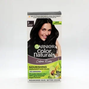 Garnier Color Naturals 3 Darkest Brown 70ml+60gm